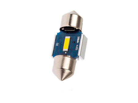 LED Glödlampa 12V/24V Socket: SV8.5, 2-pack